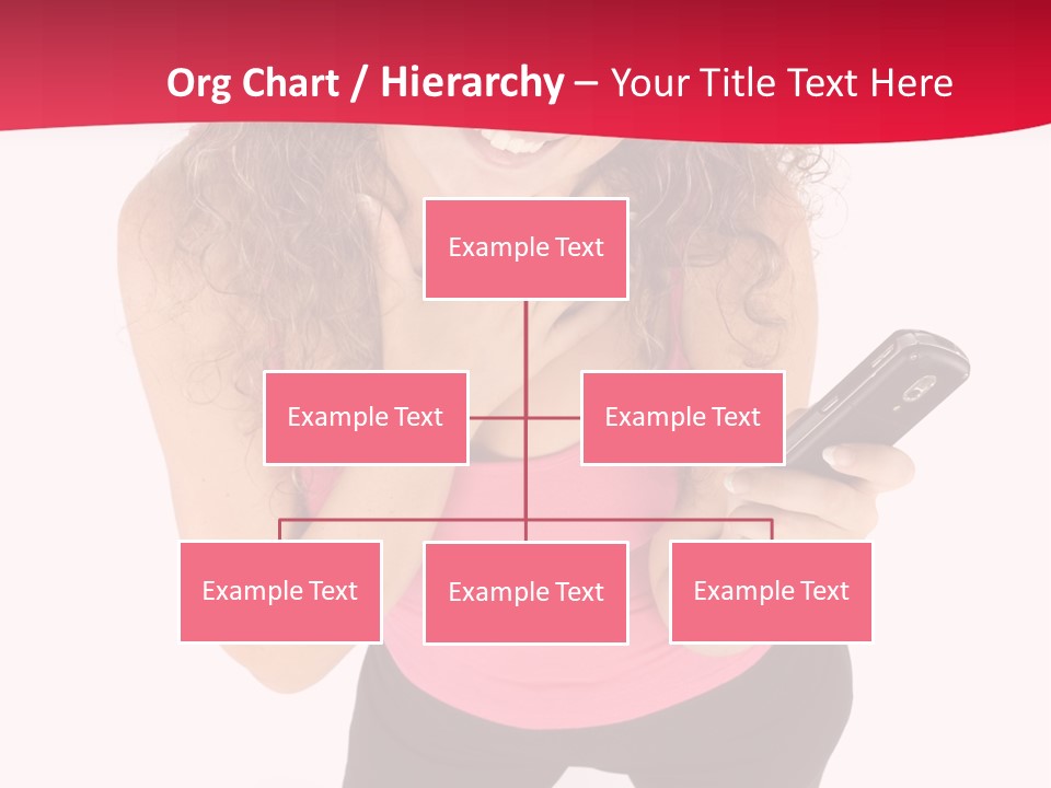 Individual Body Businesswoman PowerPoint Template