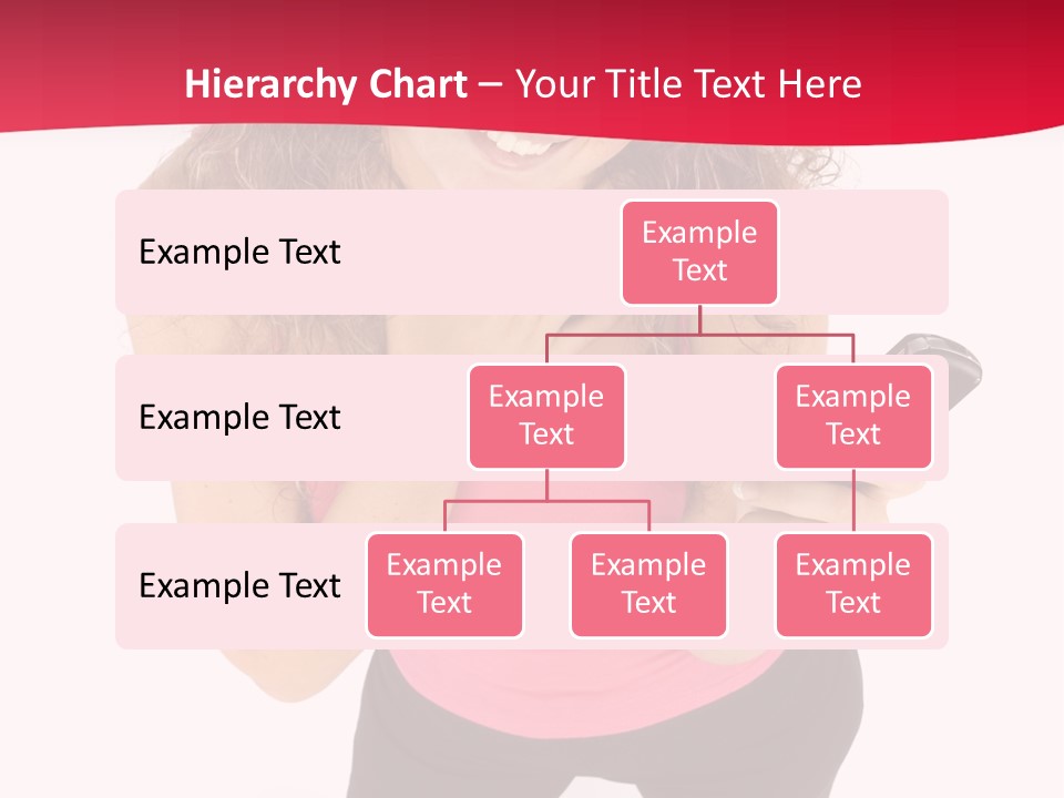 Individual Body Businesswoman PowerPoint Template