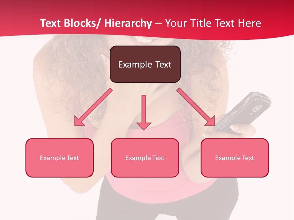 Individual Body Businesswoman PowerPoint Template