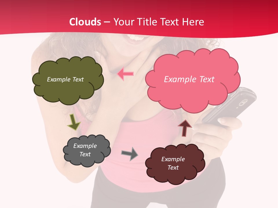 Individual Body Businesswoman PowerPoint Template