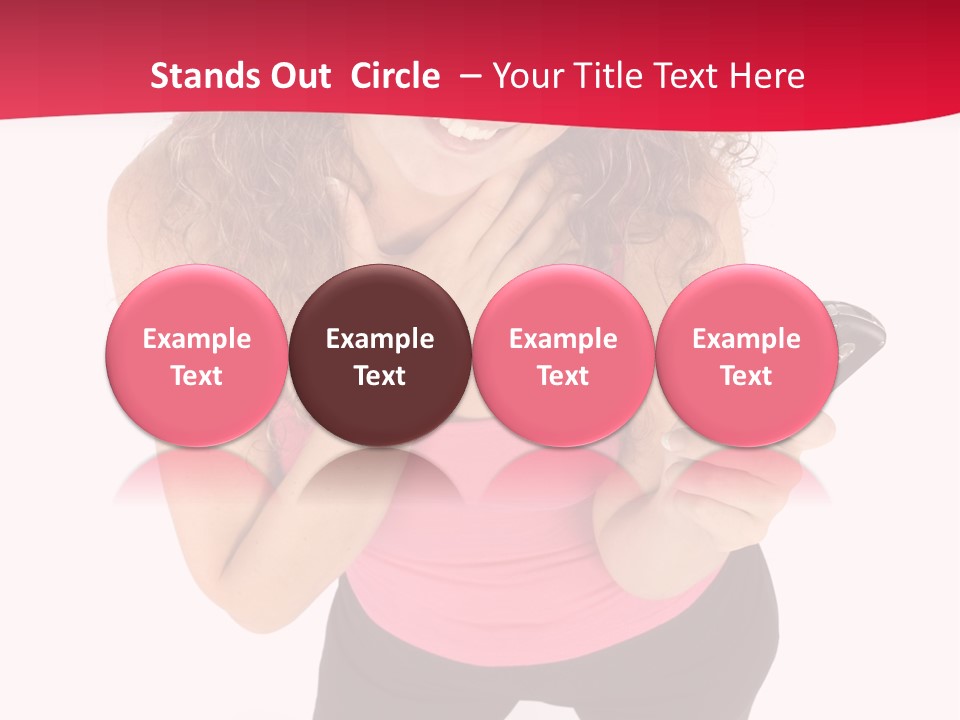 Individual Body Businesswoman PowerPoint Template