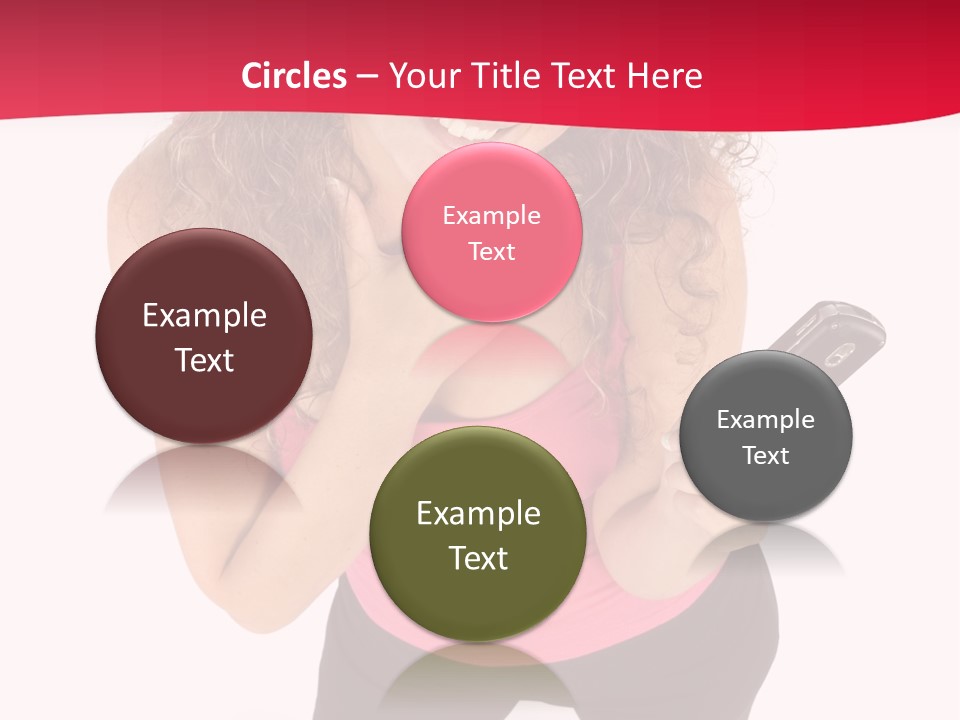 Individual Body Businesswoman PowerPoint Template