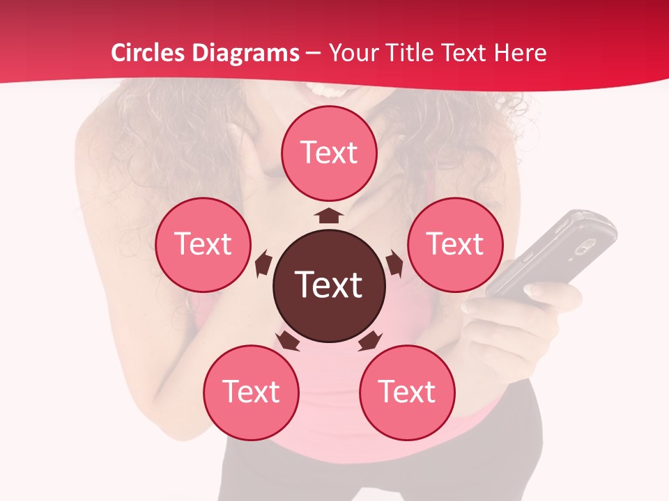 Individual Body Businesswoman PowerPoint Template