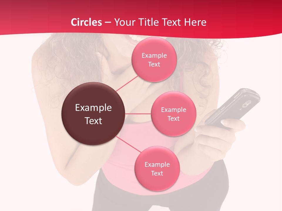 Individual Body Businesswoman PowerPoint Template