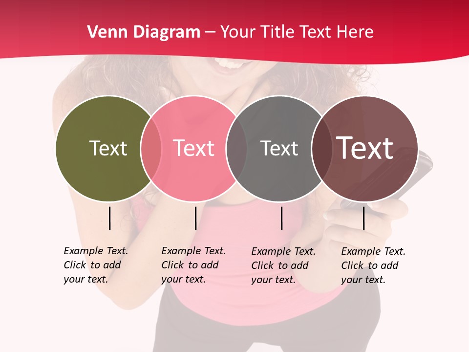 Individual Body Businesswoman PowerPoint Template