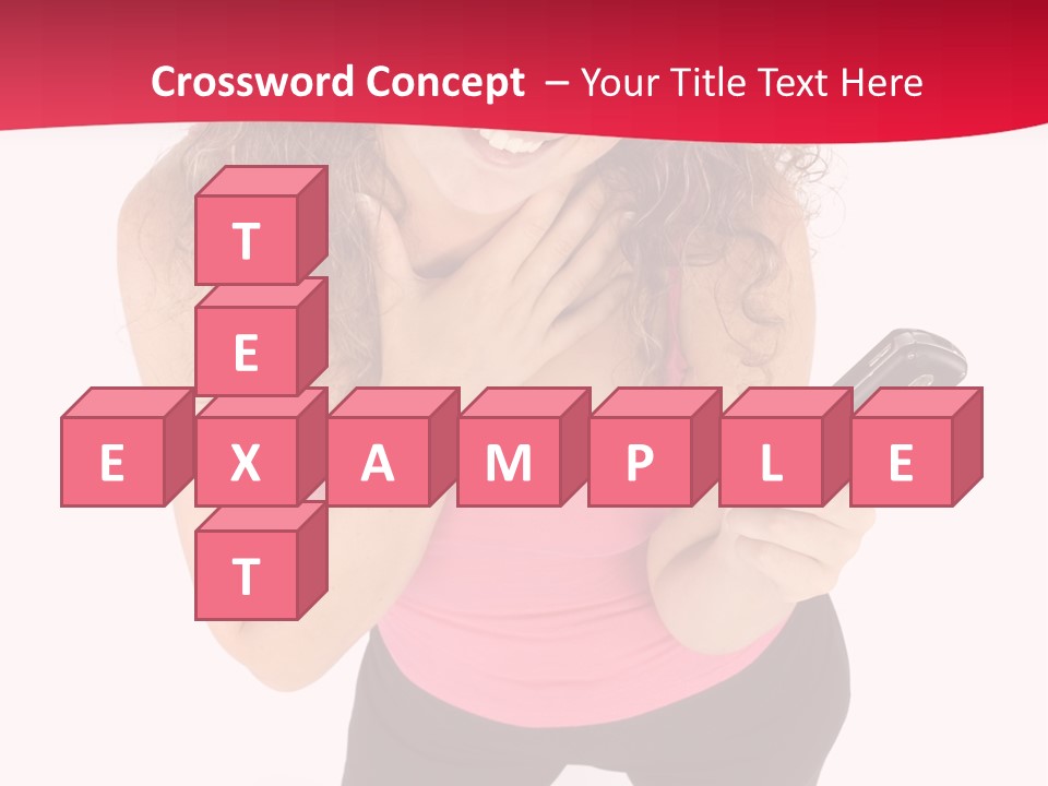 Individual Body Businesswoman PowerPoint Template