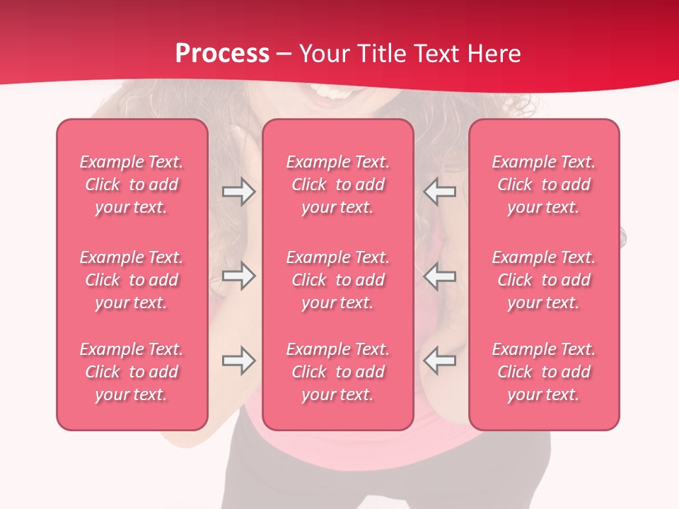 Individual Body Businesswoman PowerPoint Template