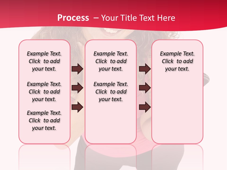 Individual Body Businesswoman PowerPoint Template