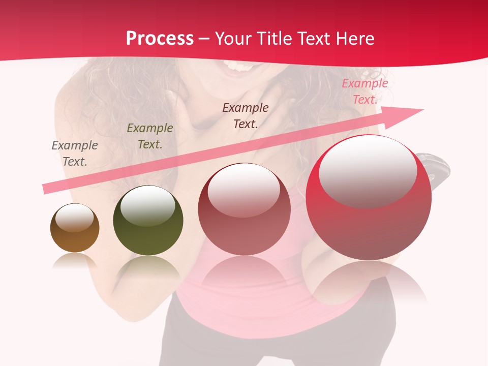 Individual Body Businesswoman PowerPoint Template