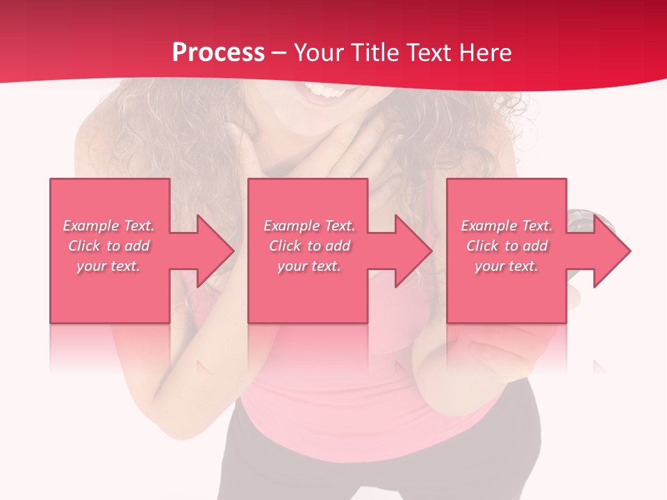 Individual Body Businesswoman PowerPoint Template