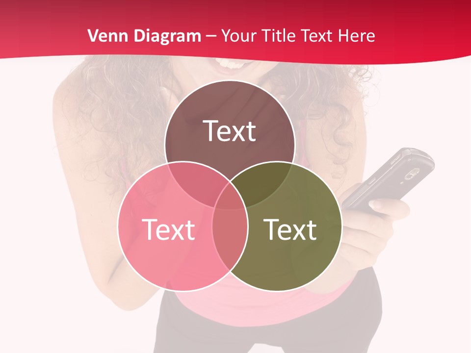 Individual Body Businesswoman PowerPoint Template