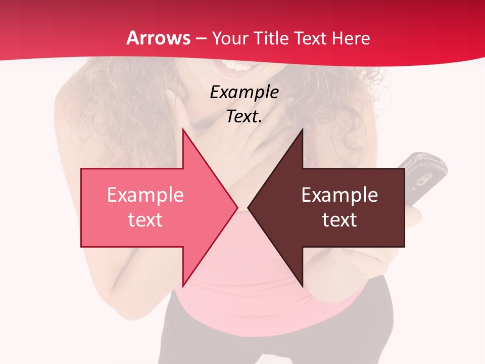 Individual Body Businesswoman PowerPoint Template