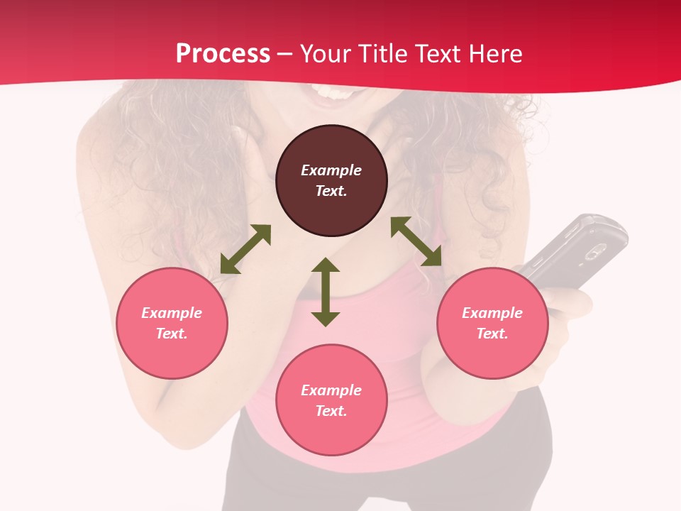 Individual Body Businesswoman PowerPoint Template