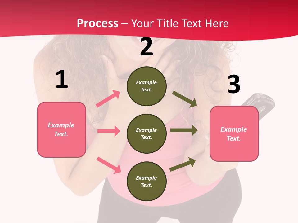 Individual Body Businesswoman PowerPoint Template