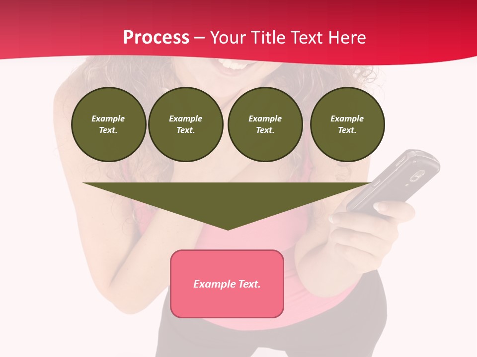 Individual Body Businesswoman PowerPoint Template