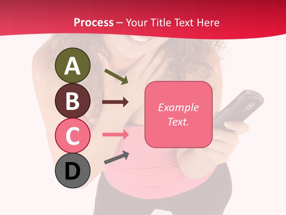 Individual Body Businesswoman PowerPoint Template