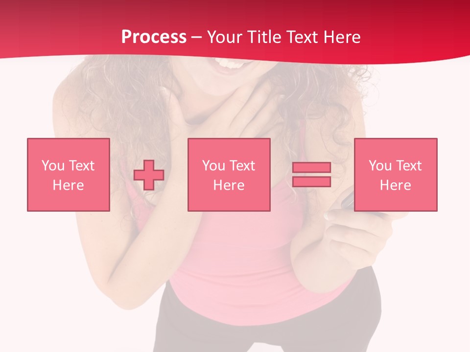 Individual Body Businesswoman PowerPoint Template