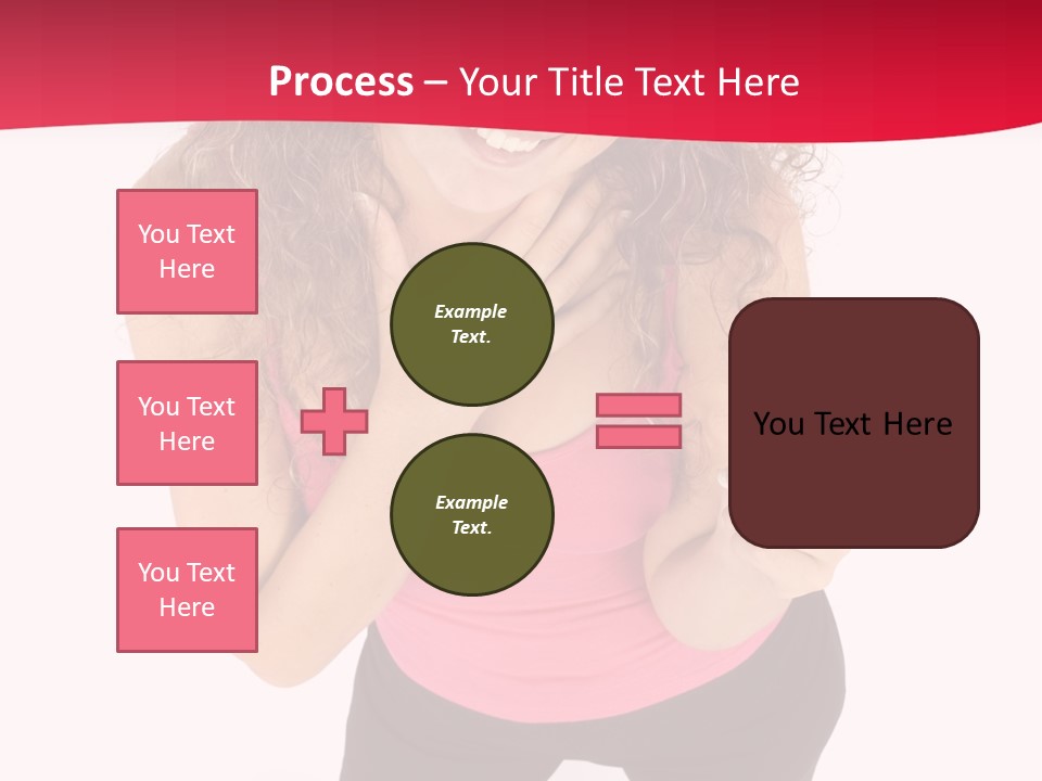 Individual Body Businesswoman PowerPoint Template