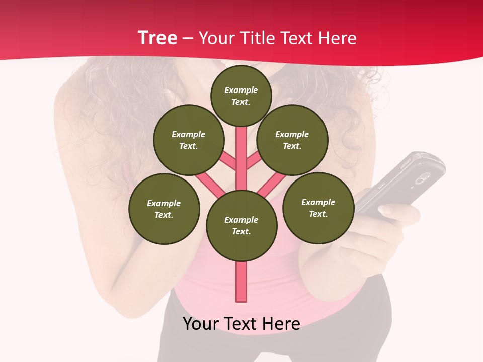 Individual Body Businesswoman PowerPoint Template