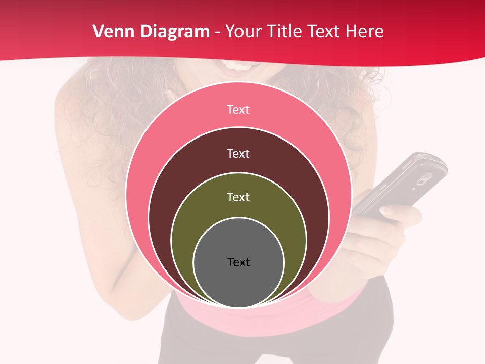 Individual Body Businesswoman PowerPoint Template