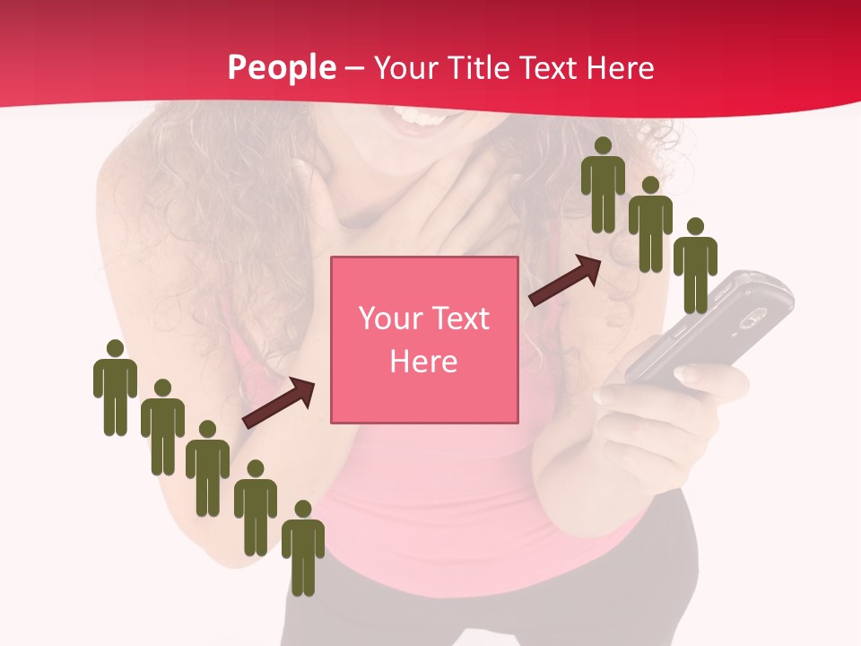 Individual Body Businesswoman PowerPoint Template