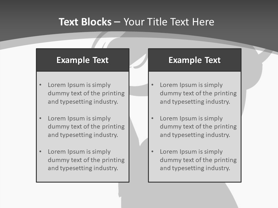 Torso Bottom Y PowerPoint Template