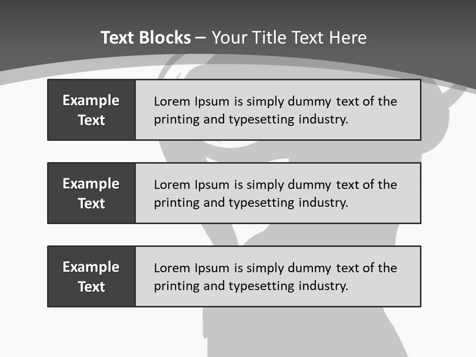 Torso Bottom Y PowerPoint Template