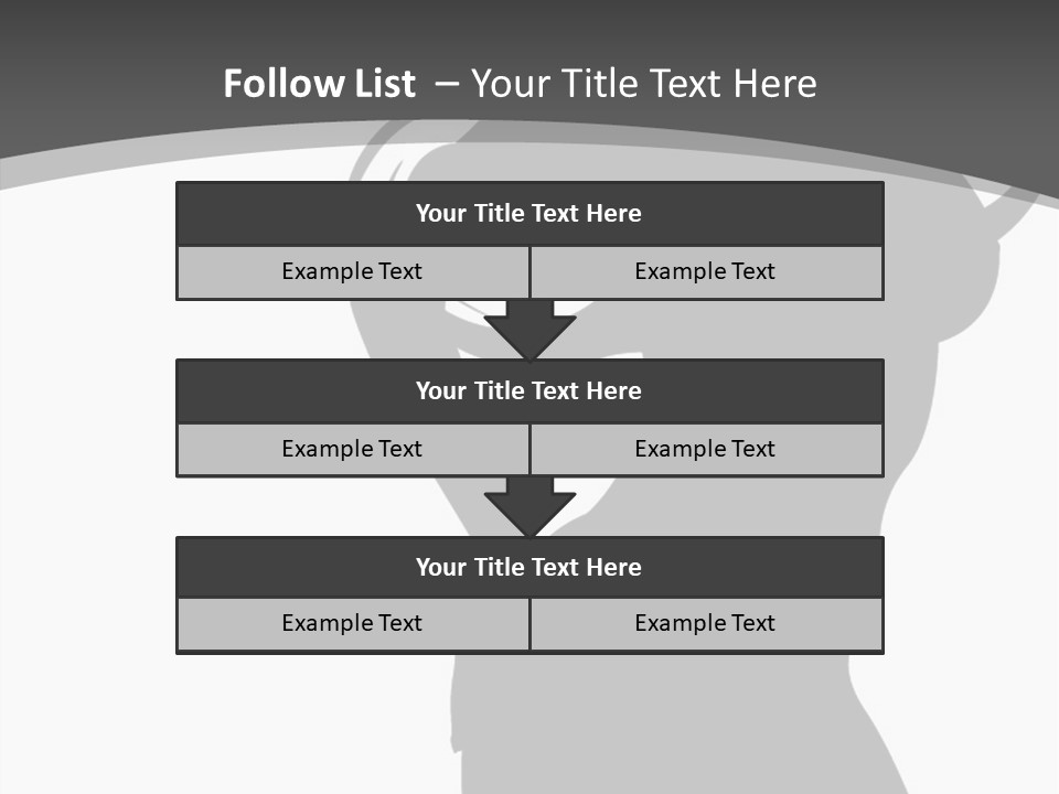 Torso Bottom Y PowerPoint Template