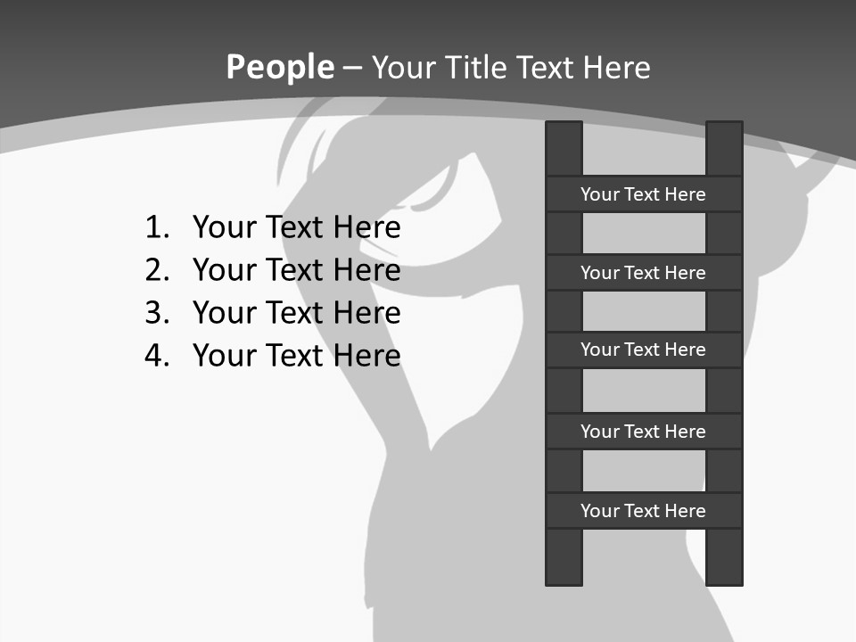 Torso Bottom Y PowerPoint Template