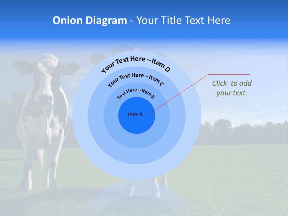 Agriculture Grazing Fresian PowerPoint Template