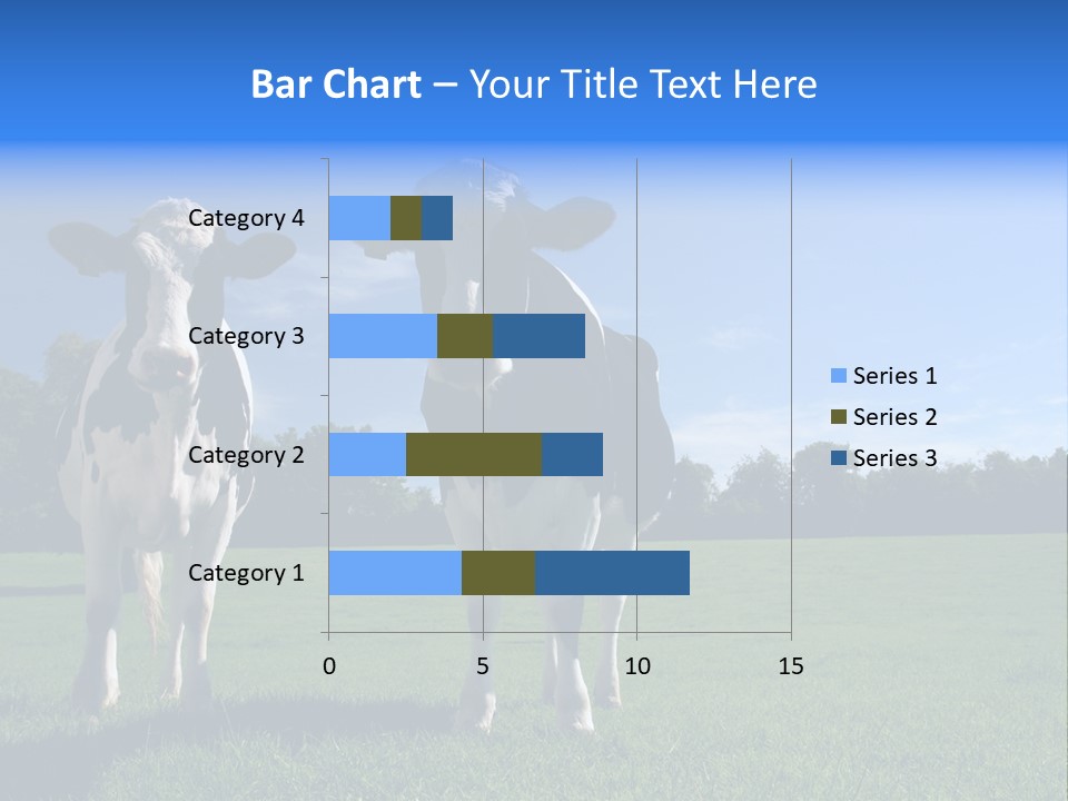 Agriculture Grazing Fresian PowerPoint Template