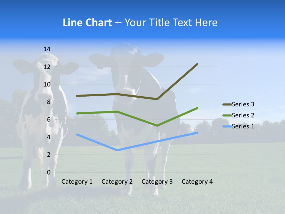 Agriculture Grazing Fresian PowerPoint Template