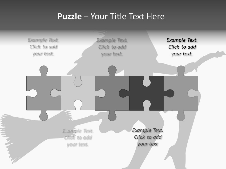 Halloween Figure Stars PowerPoint Template