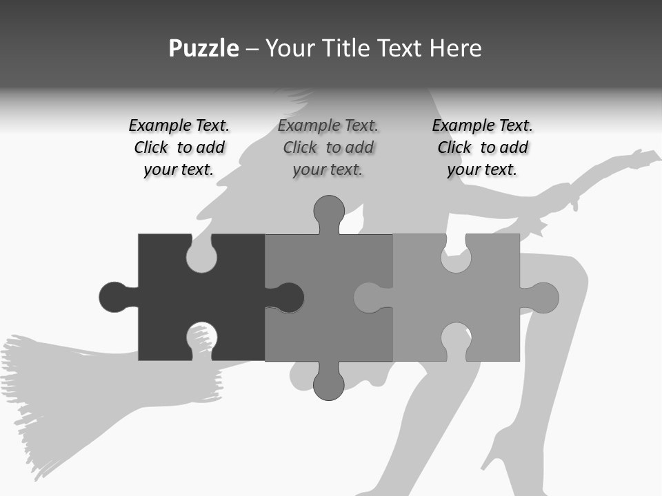 Halloween Figure Stars PowerPoint Template