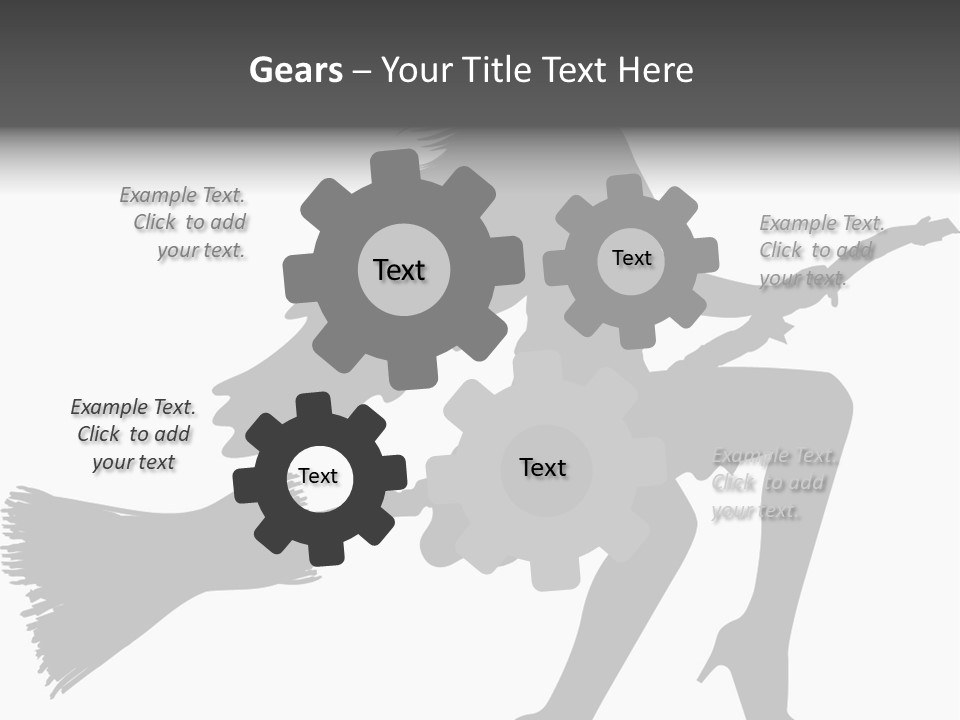 Halloween Figure Stars PowerPoint Template