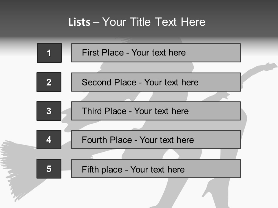 Halloween Figure Stars PowerPoint Template
