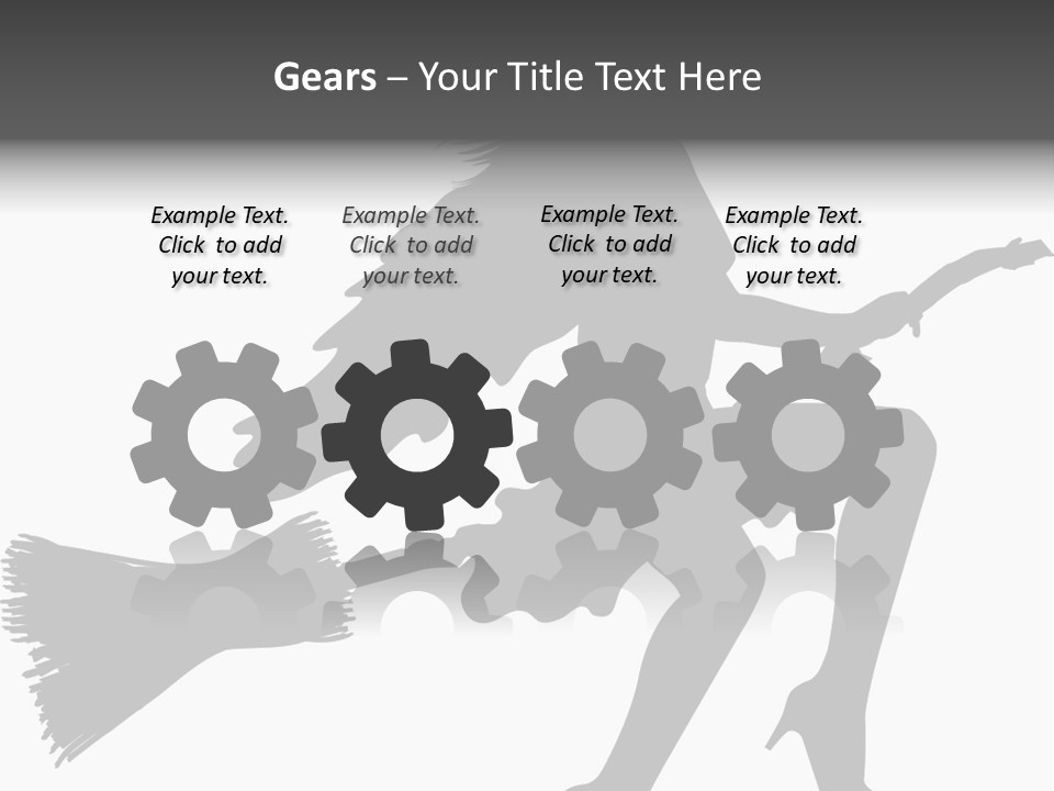 Halloween Figure Stars PowerPoint Template