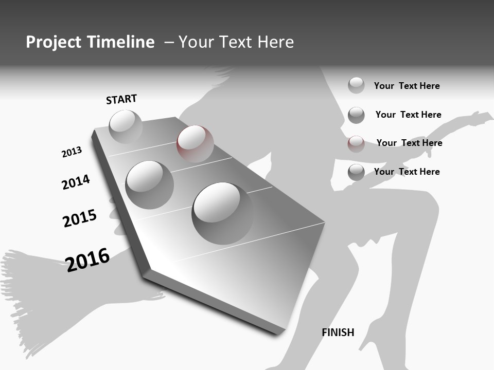 Halloween Figure Stars PowerPoint Template