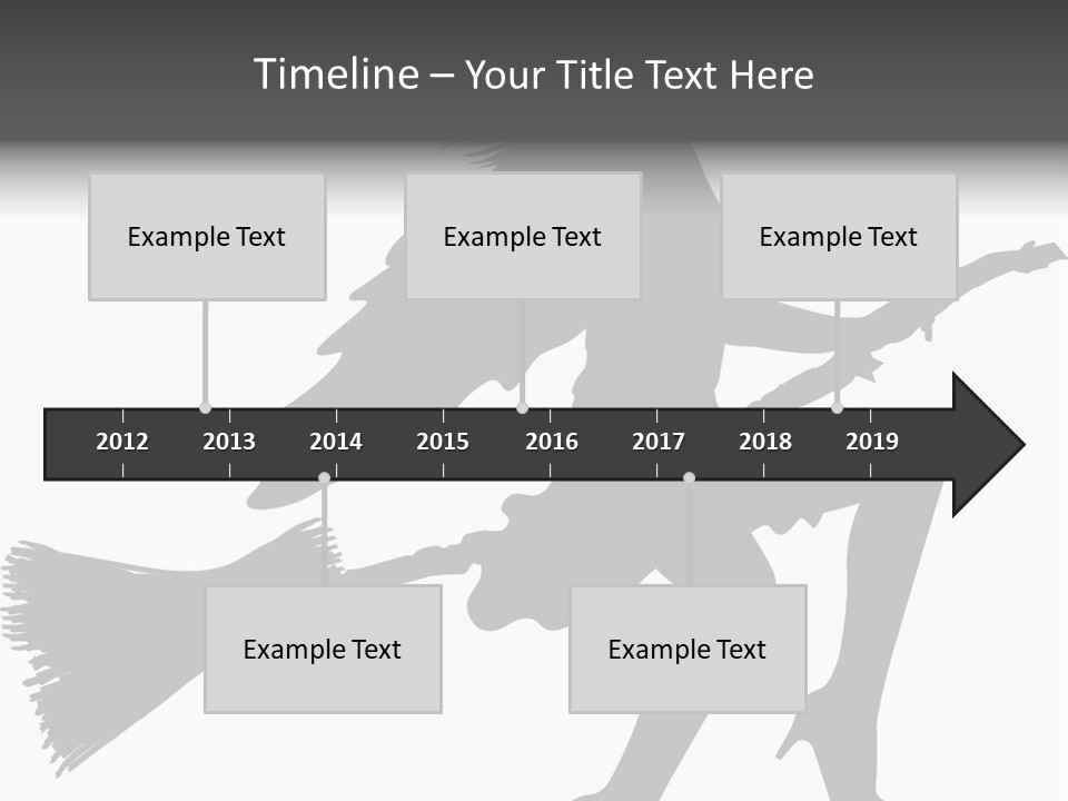 Halloween Figure Stars PowerPoint Template