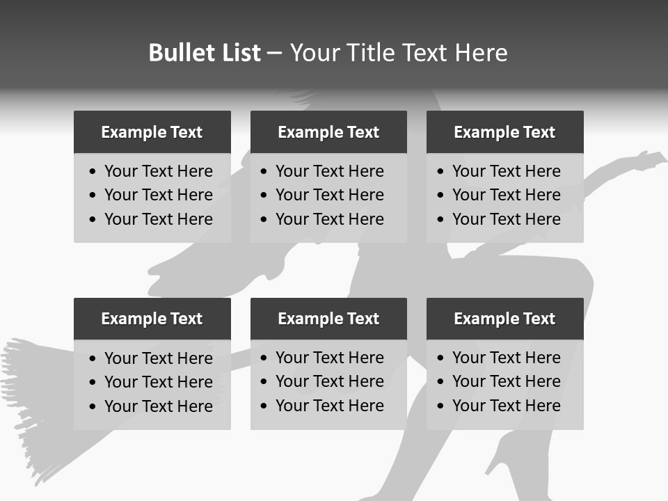 Halloween Figure Stars PowerPoint Template