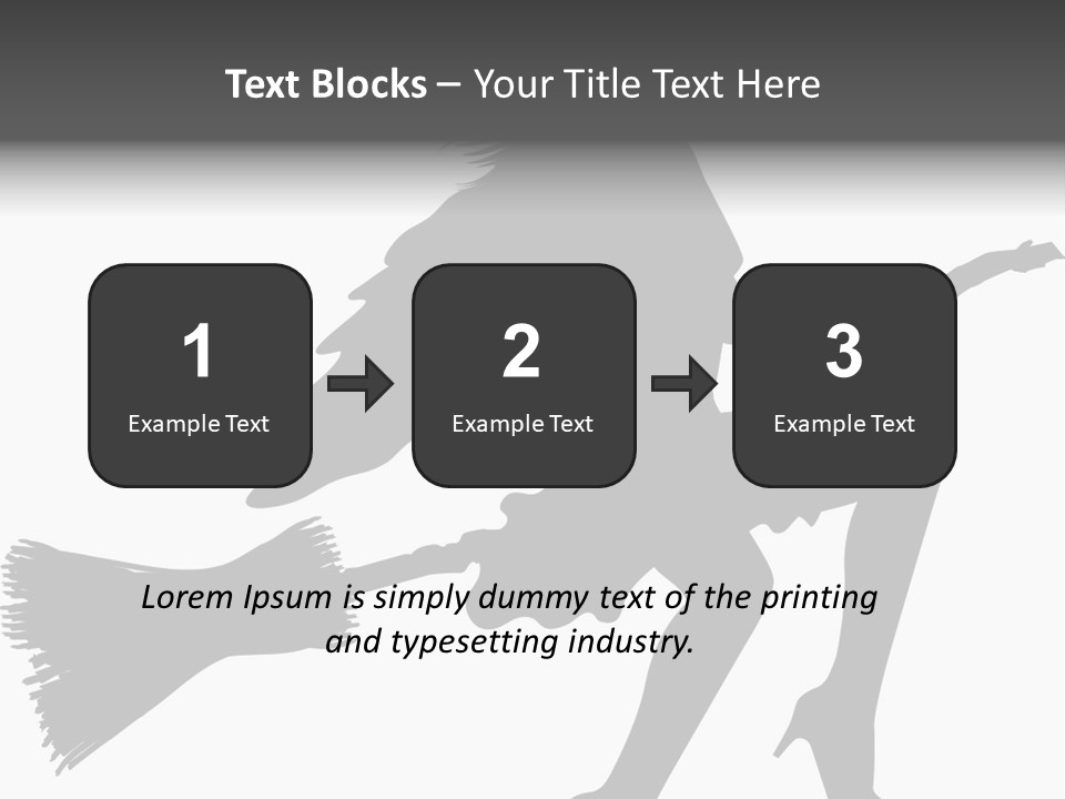 Halloween Figure Stars PowerPoint Template