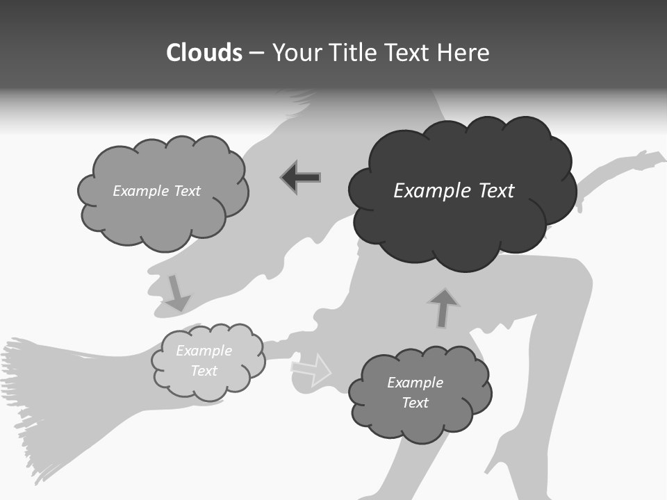 Halloween Figure Stars PowerPoint Template