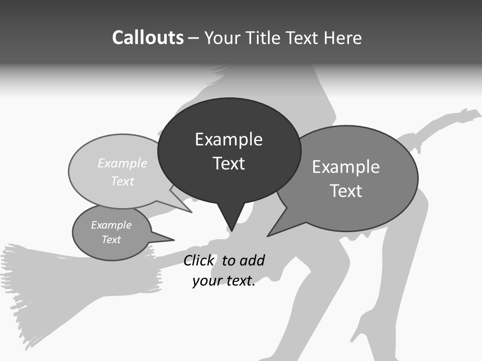 Halloween Figure Stars PowerPoint Template