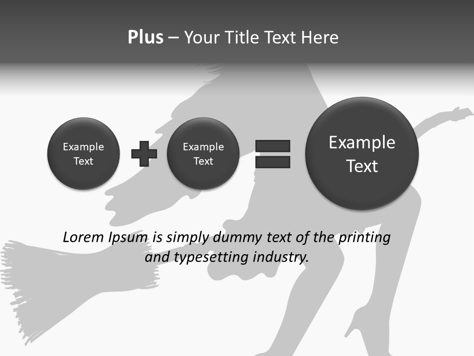 Halloween Figure Stars PowerPoint Template