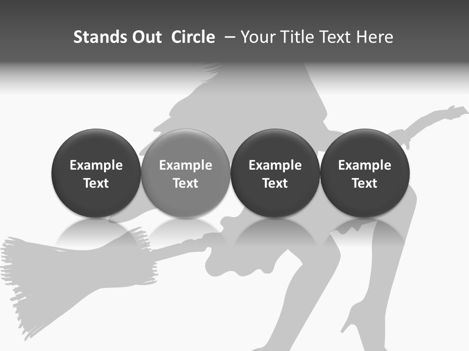 Halloween Figure Stars PowerPoint Template