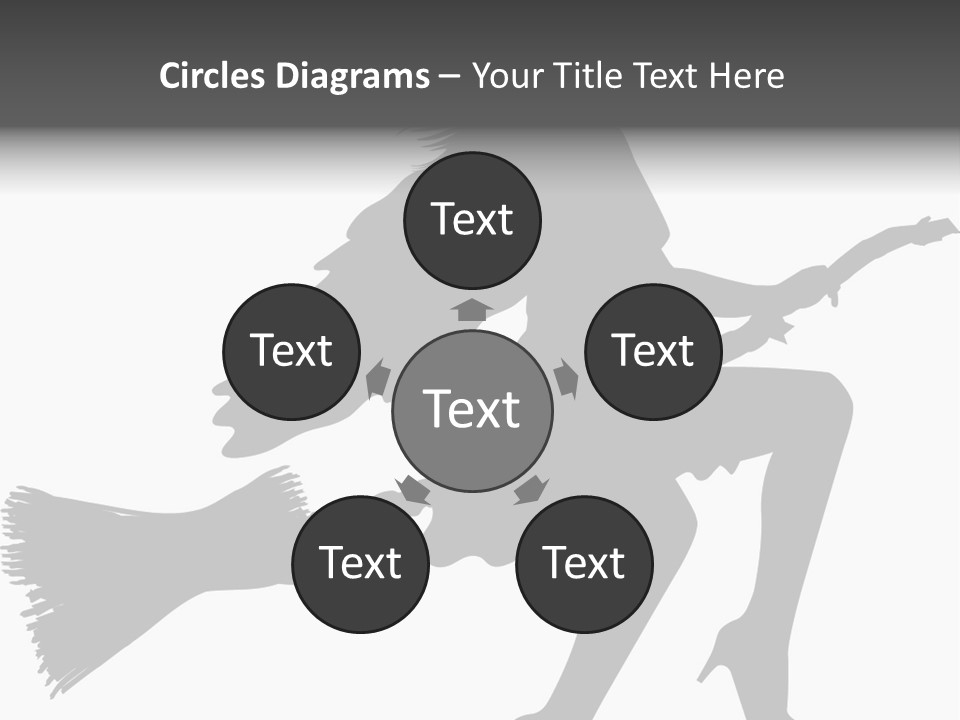 Halloween Figure Stars PowerPoint Template