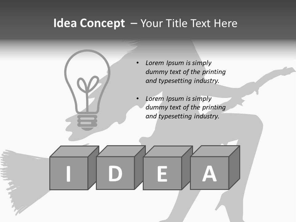 Halloween Figure Stars PowerPoint Template