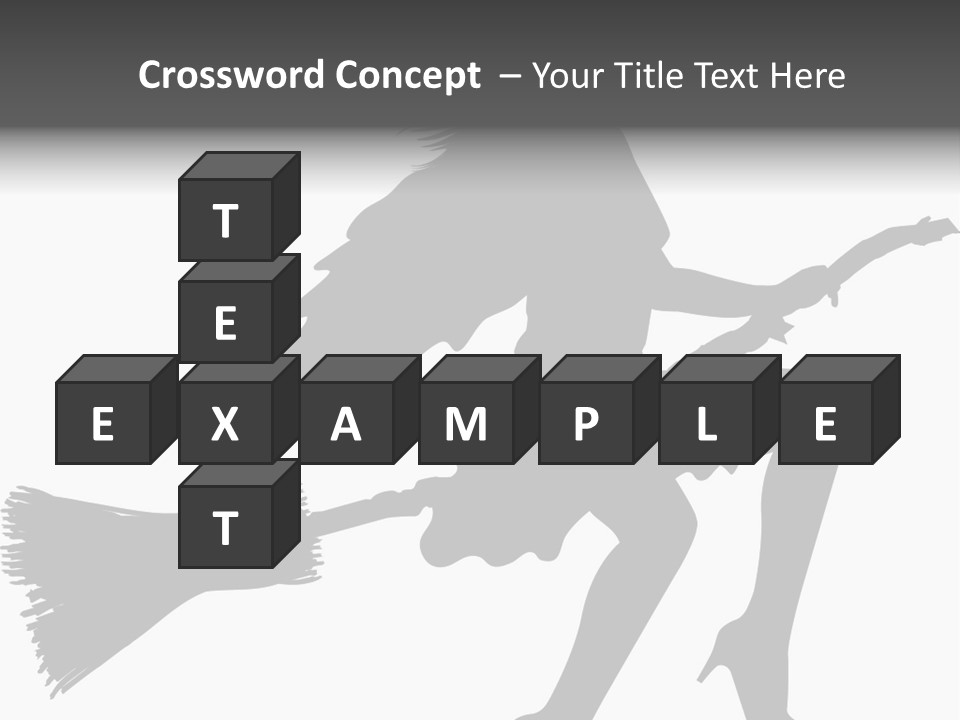 Halloween Figure Stars PowerPoint Template