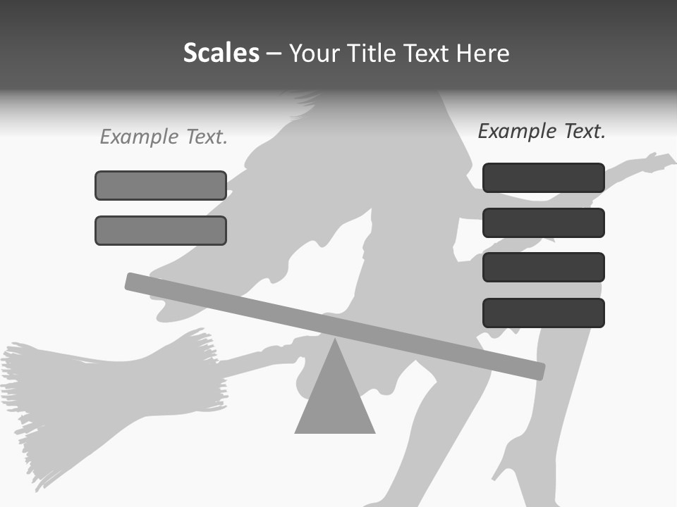 Halloween Figure Stars PowerPoint Template
