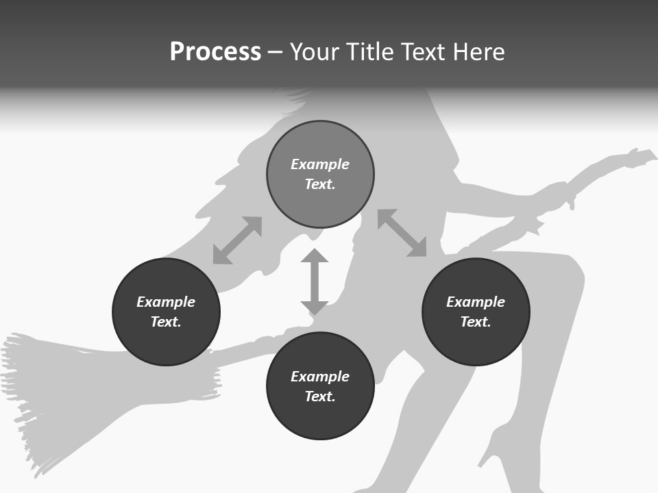 Halloween Figure Stars PowerPoint Template